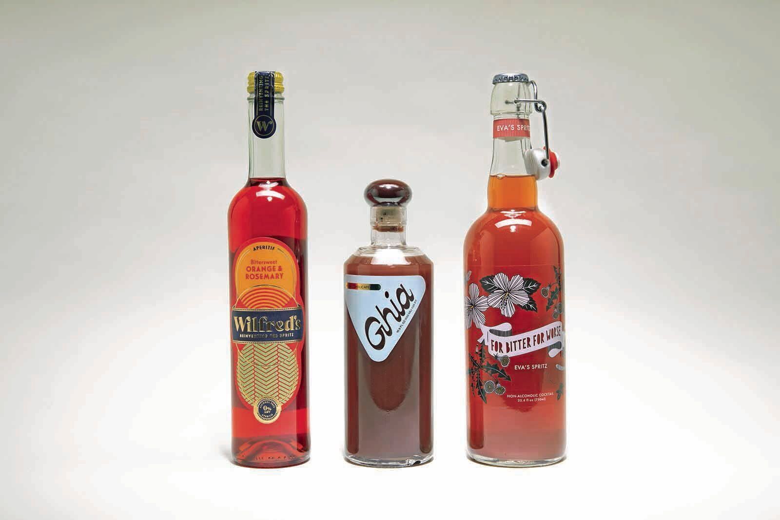 Wilfred’s Bittersweet Orange & Rosemary, Ghia and For Bitter For Worse Eva’s Spritz